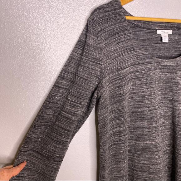 Daily Ritual Gray Long Sleeve Tunic Large - Picture 5 of 11